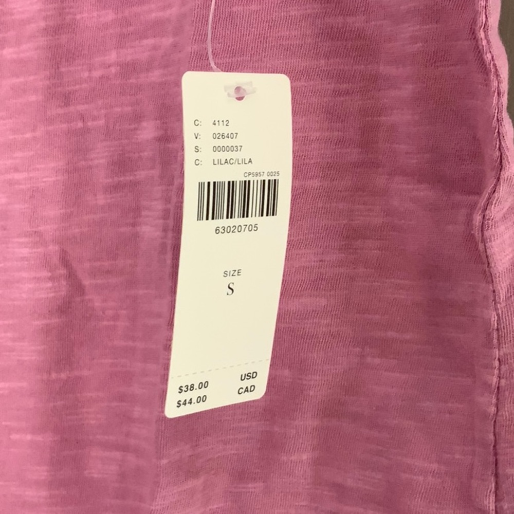 Pilcro | lilac pink mock neck tank top - Picture 3 of 5